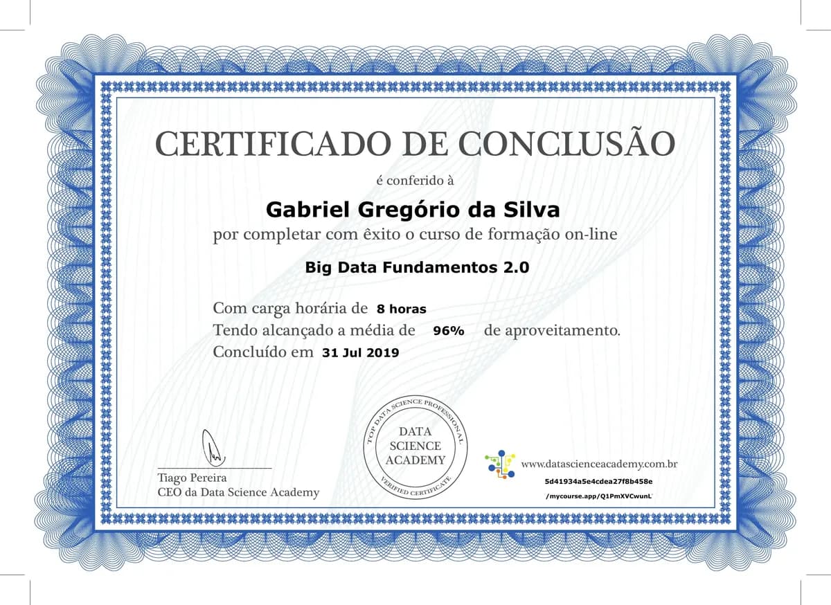 Big Data Fundamentos 2.0