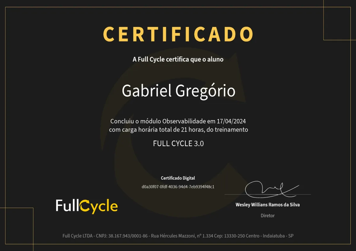 Modulo de observabilidade