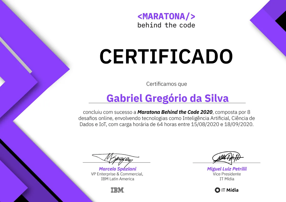 Maratona Behind the Code 2020