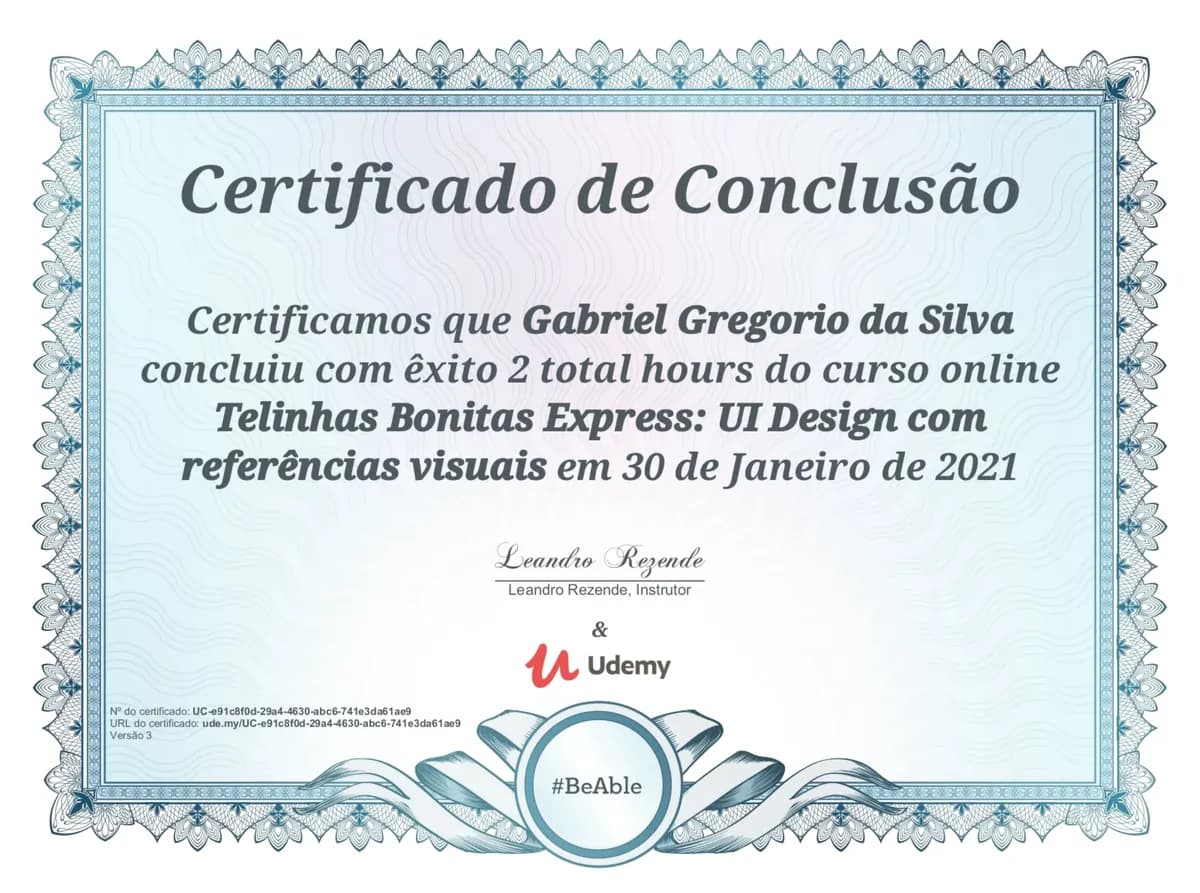 Telinhas Bonitas Express: UI Design com referências visuais