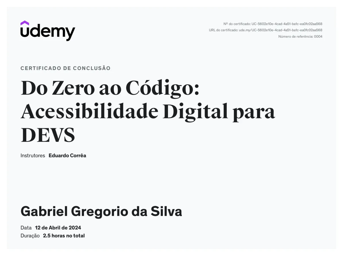 Do Zero ao Código: Acessibilidade Digital para DEVS