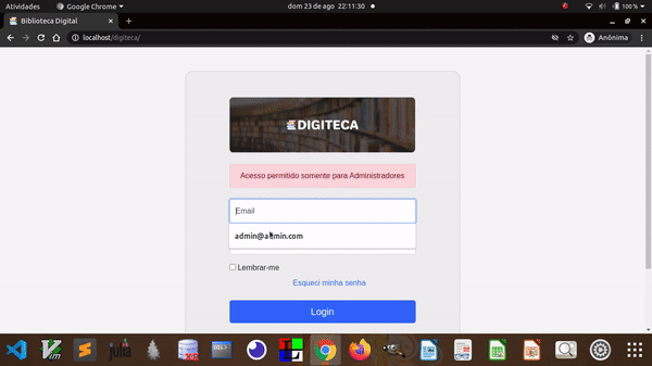 Projeto de gerenciamento de biblioteca